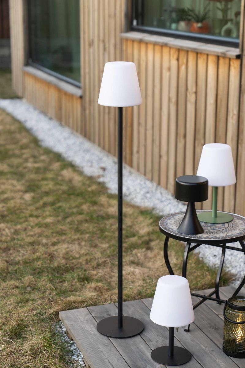 LED Lampe Høy Flerfarget Svart