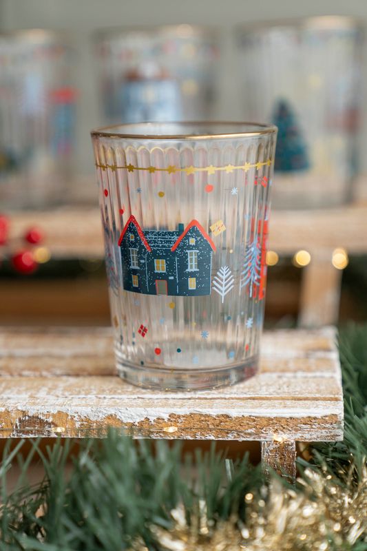 Vannglass 500ml - Rød Leilighet