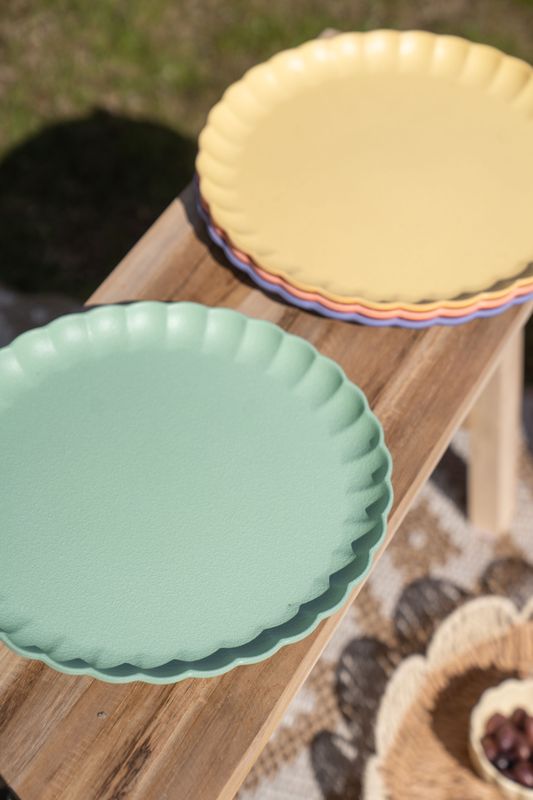 Soft tallerken – Ø27,5 cm – grønn