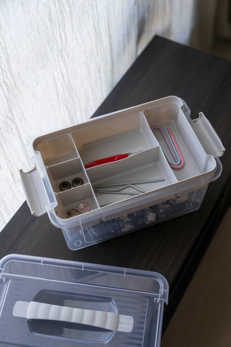 Oppbevaringskasse 5 liter m/inndeler