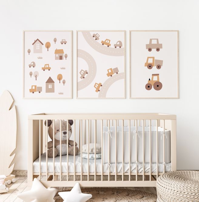 Hovedbilde Poster - Beige Bil 2