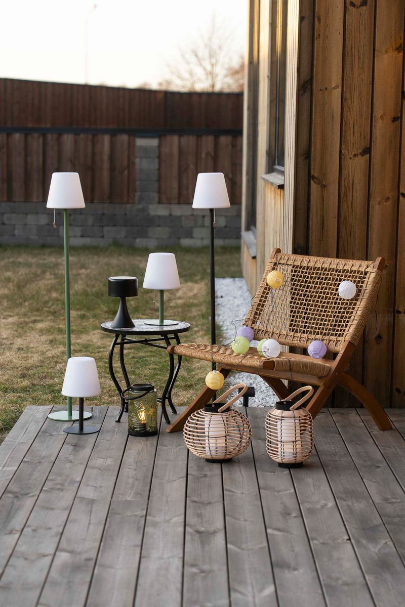 LED Lampe Høy Flerfarget Grønn