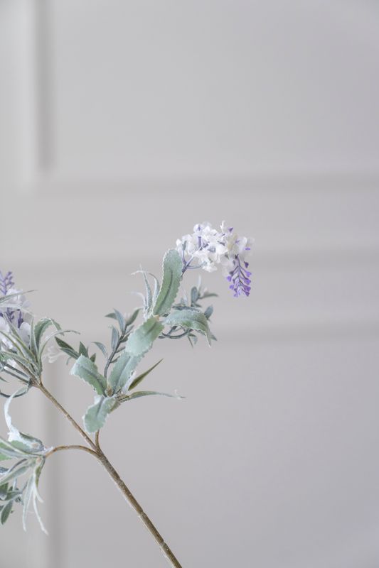 Kunstig Plante - Lavendel Hvit