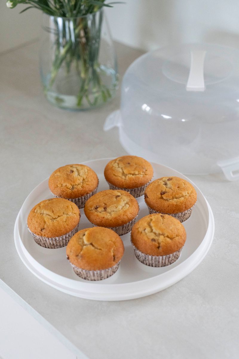 Kakeboks m/cupcake holder - Hvit