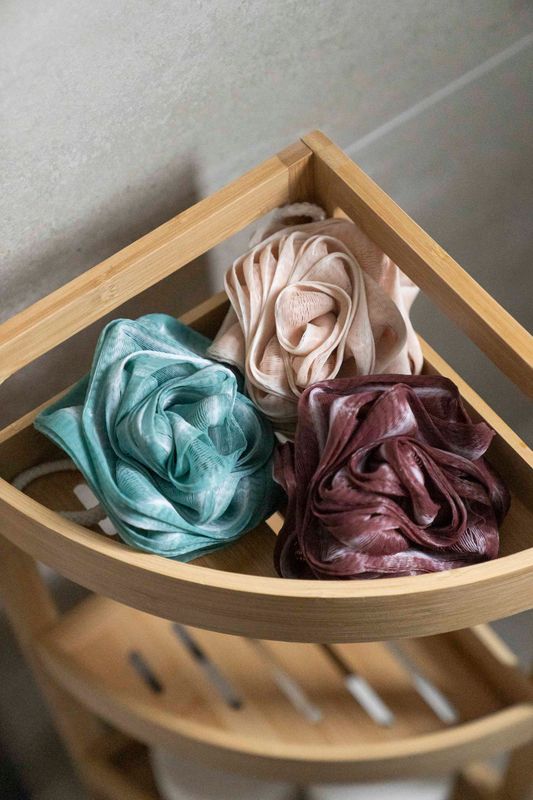 Loofah Blomst - Blå