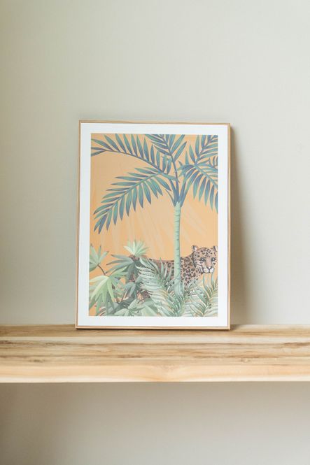 Hovedbilde Bilde Safari 38x38cm - Leopard