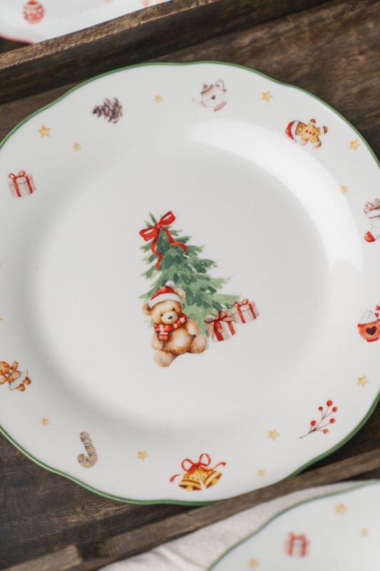 Juleminner Tallerken 26cm - Juletre