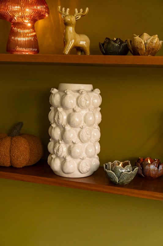 Vase - Granateple 26,5cm Beige