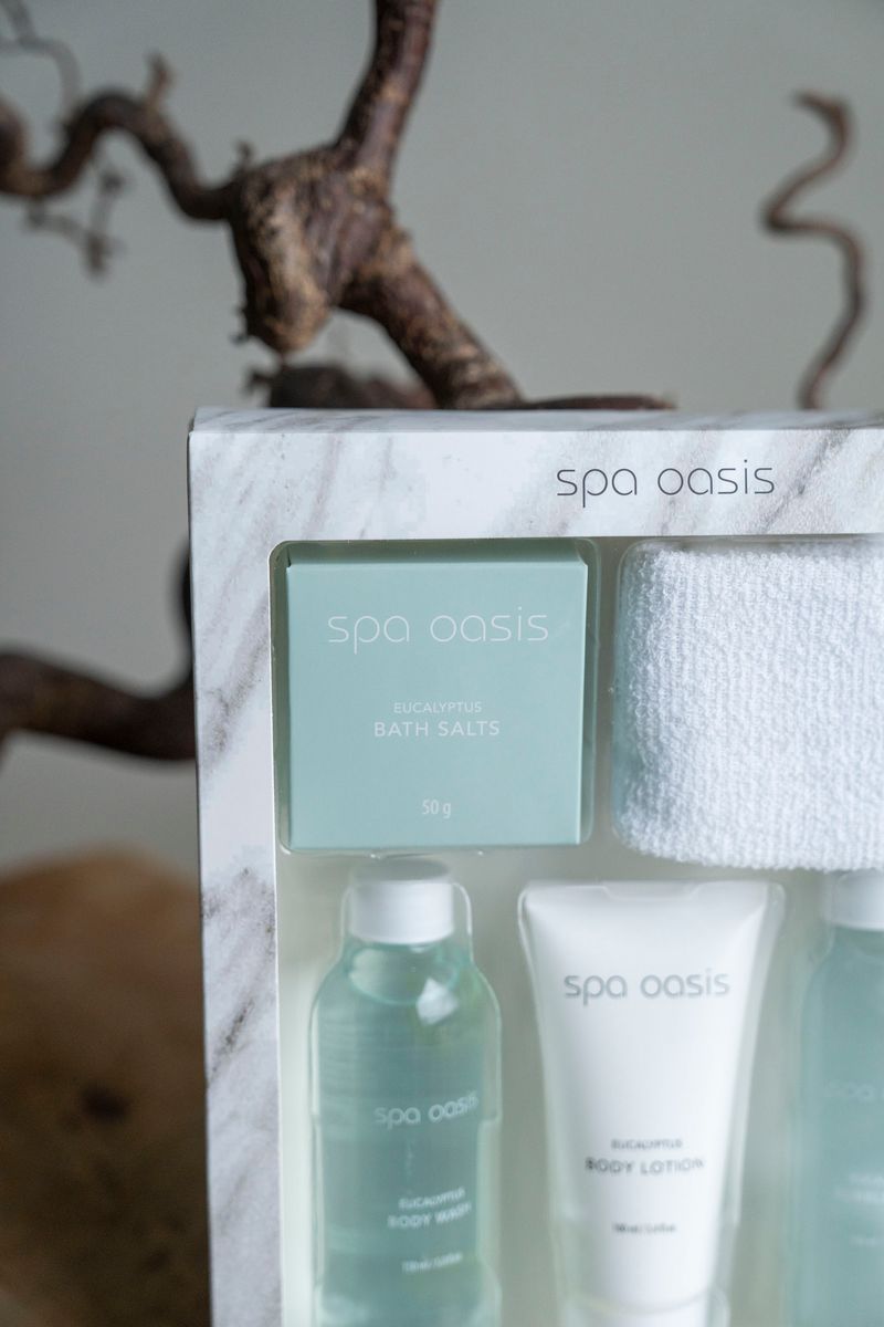 Gavesett - Spa Oasis Lys Blå