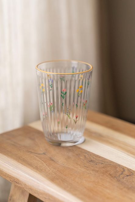 Hovedbilde Markblomst Vannglass 395ml - Gul