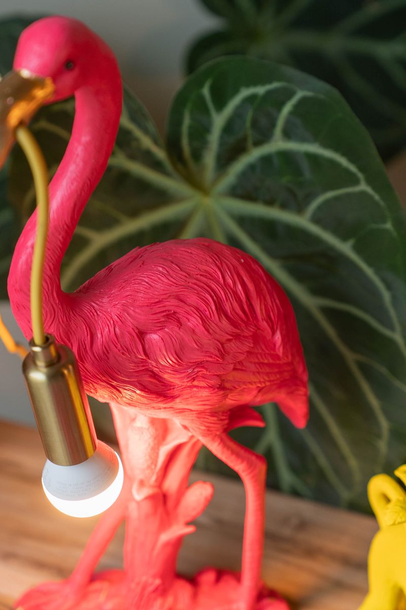 Lampe Flamingo 45cm Rosa
