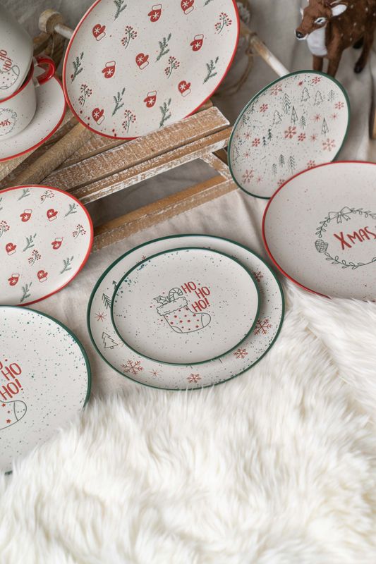 Julehilsen Tallerken 26,5cm - Vott