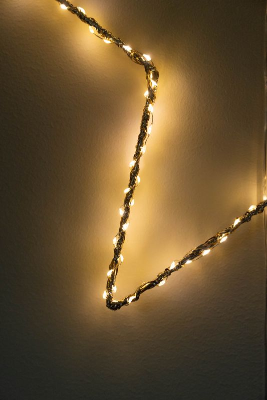 LED Stjerne 30cm Gull
