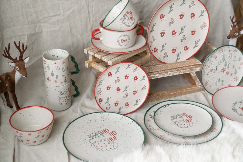 Julehilsen Tallerken 26,5cm - Vott