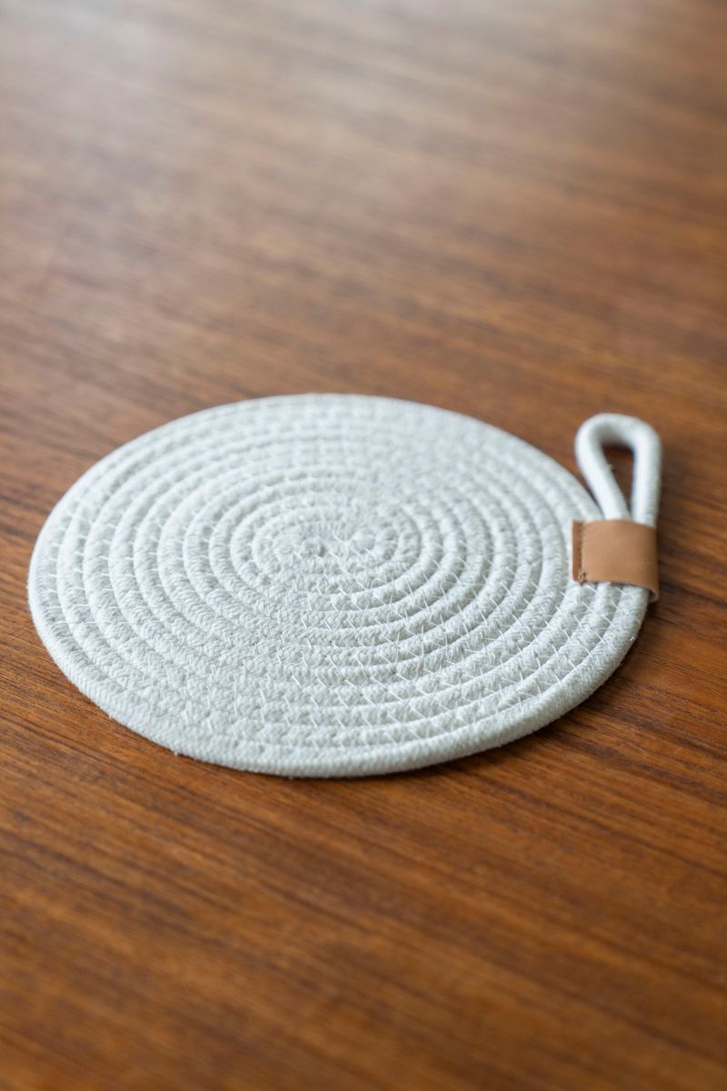 Gryteunderlag 20cm - Hvit