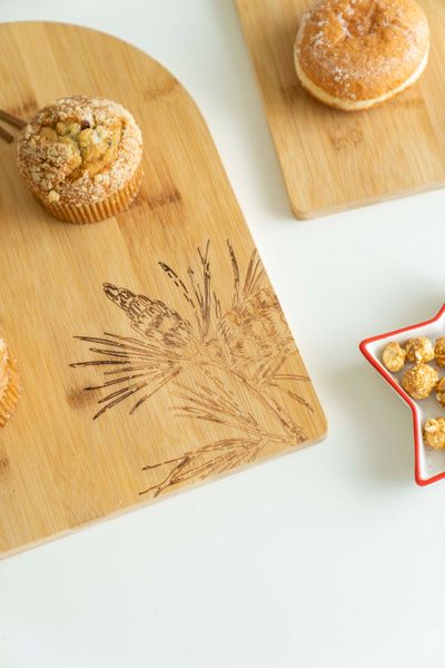 Hovedbilde Bambusfjøl 35x26,5cm - Stor Grenmotiv