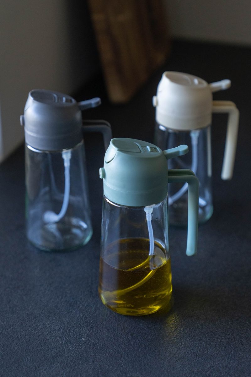 Glassdispenser – 450 ml – grå