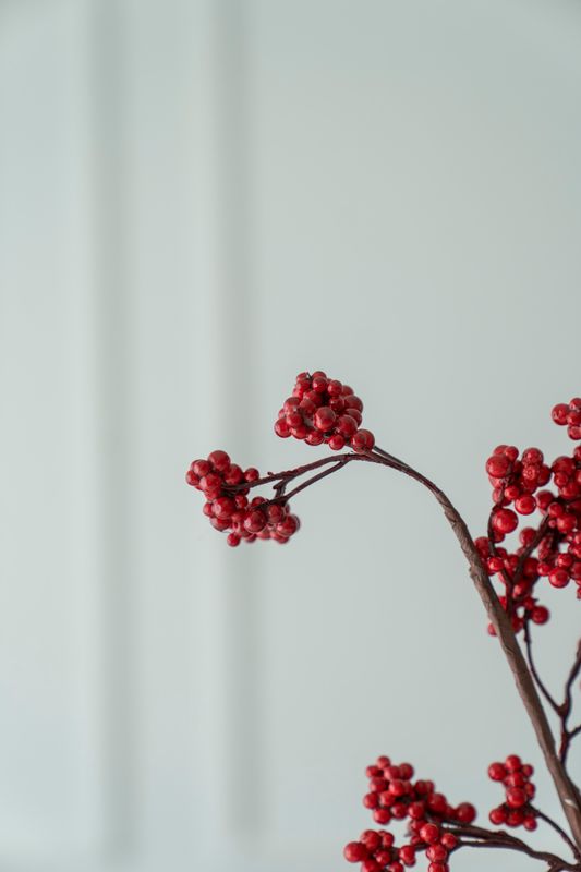 Julegren - Kunstig Plante Bær 76cm - Liten