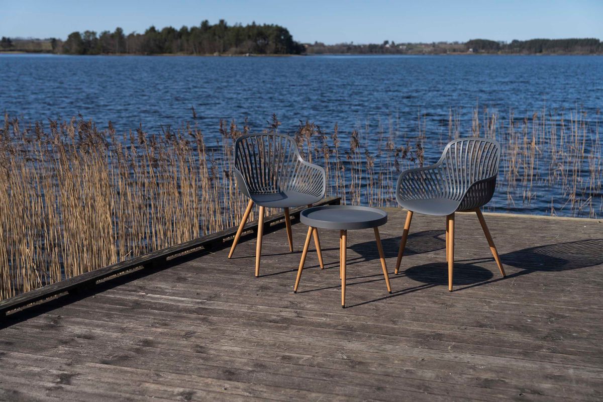 Hagesett Riller Grå