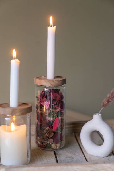 Hovedbilde Glasskrukke m/lokk 20cm