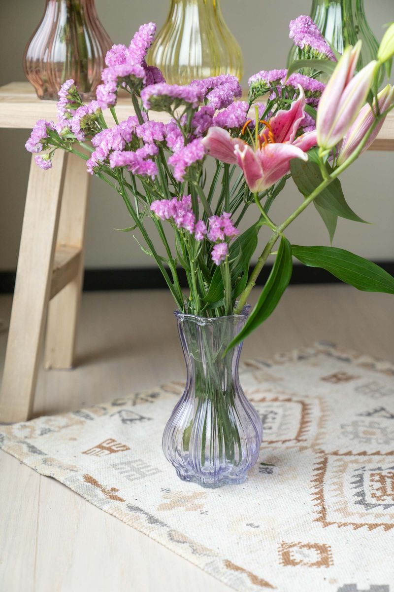 Glassvase – lilla