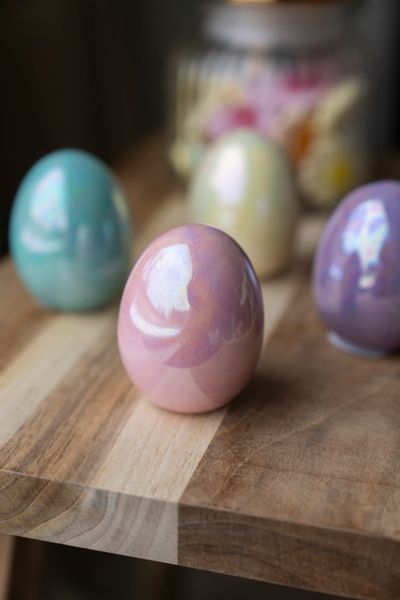 Hovedbilde Dekorativt påskeegg – rosa