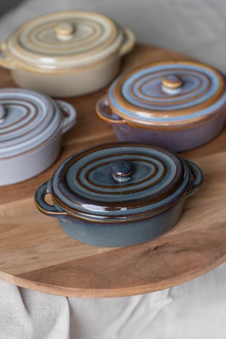 Hovedbilde Gryte 230ml - Mørk Blå Oval