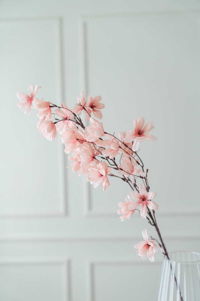 Kunstig Blomst 93cm - Rosa