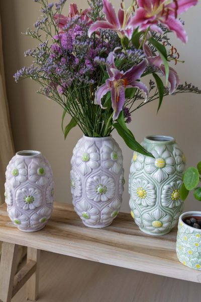 Hovedbilde Vase blomster – 27 cm – Rosa