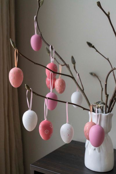 Hovedbilde Hengende påskeegg – polyester/papir – ...