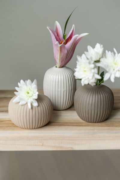 Hovedbilde Vase Naturlig - 3pk