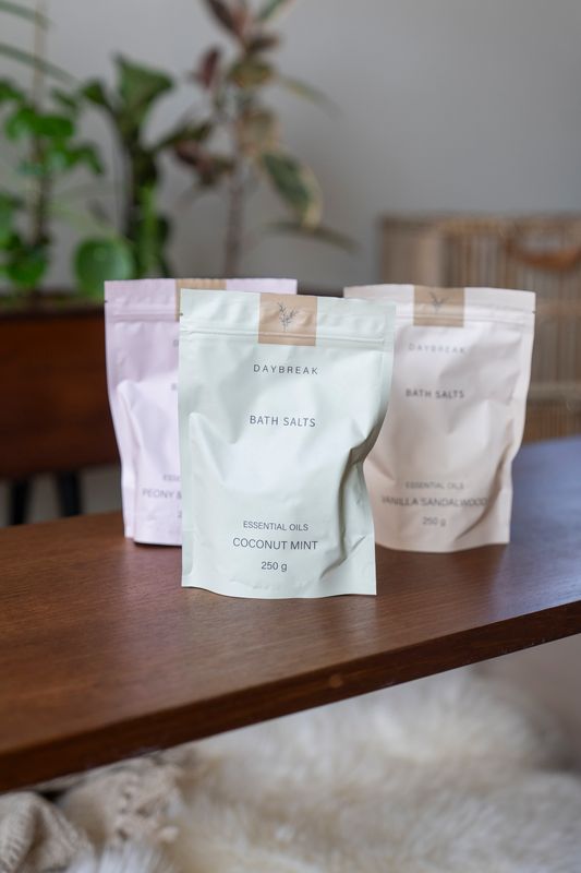 Daybreak Badesalt - Coconut Mint