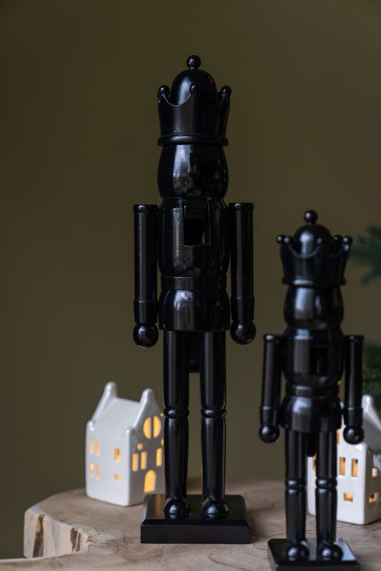 Nøtteknekker - Svart Glans 38cm