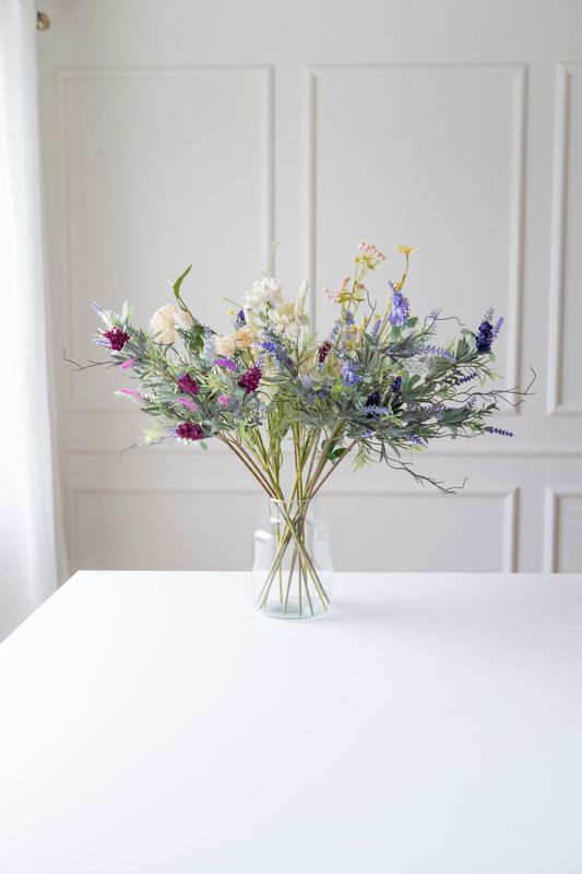 Kunstig Plante - Lavendel Hvit