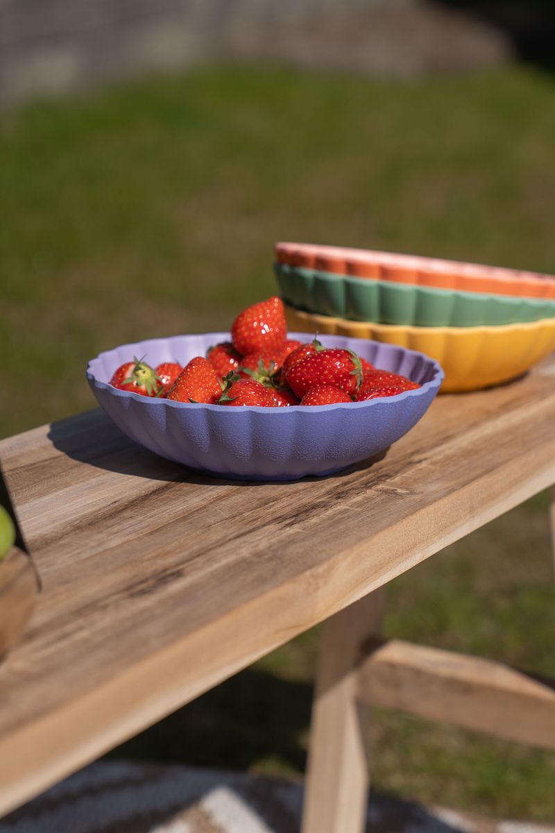 Soft skål – Ø19 cm – lilla
