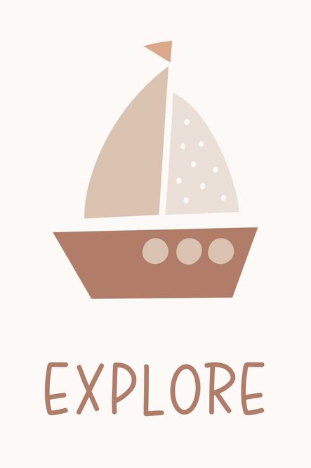 Hovedbilde Poster - Båt