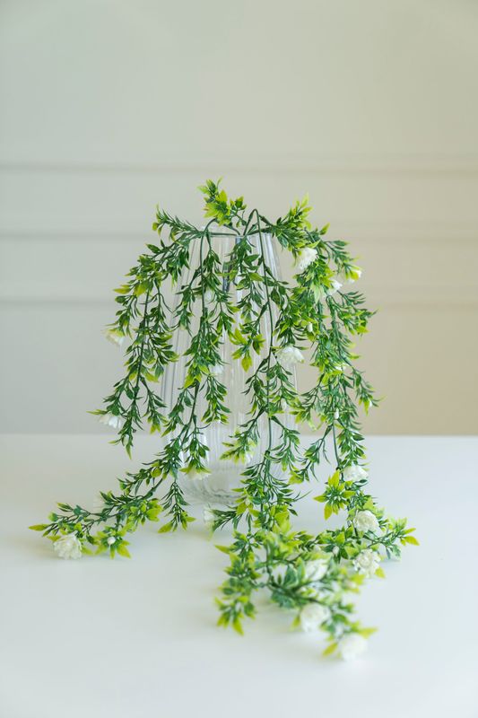 Kunstig Plante 80cm - Små Blomster