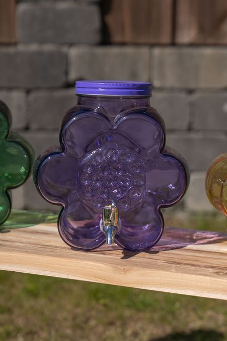 Hovedbilde Drikkedispenser – blomst – lilla