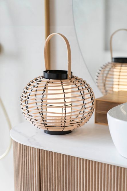 Hovedbilde LED Lanterne Bambus 
