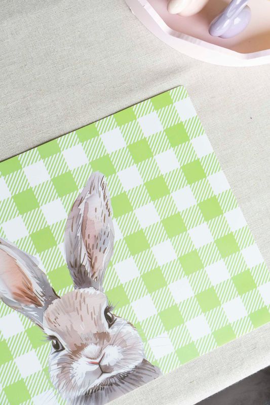 Lykketass Bordbrikke – 43,5×28,5 cm – Grønn