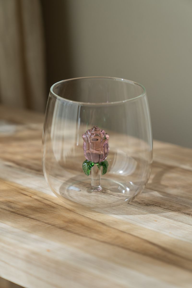 Drikkeglass – 500 ml – Rosa