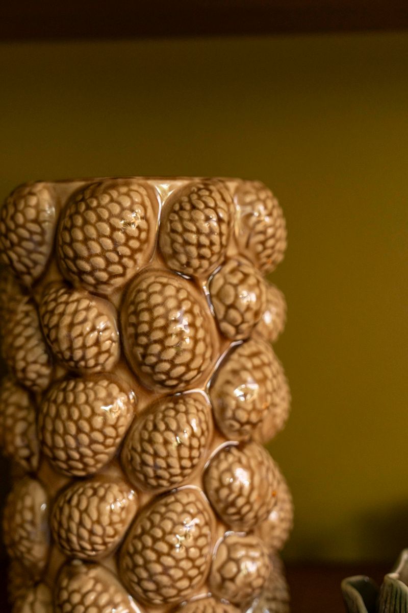 Vase - Kongle 23cm Brun