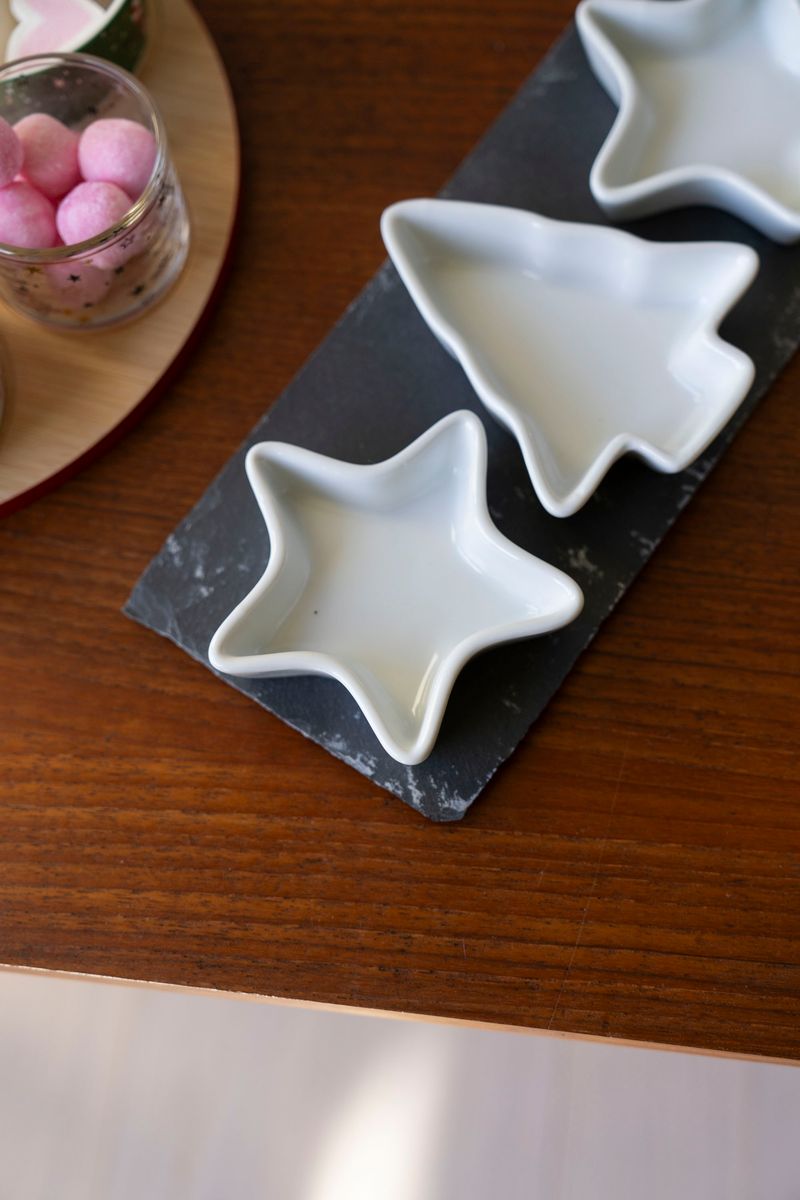 Serveringssett - Julehimmel 