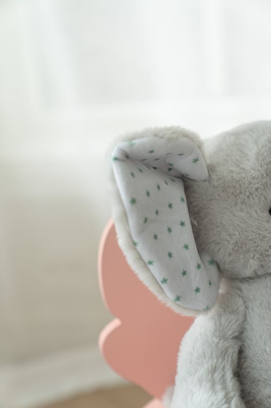 Kosedyr elefant – 38 cm – Grå