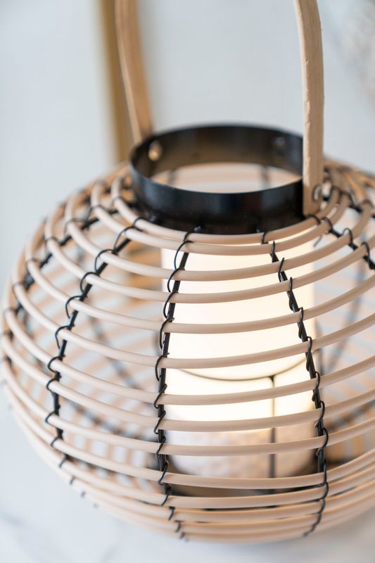 LED Lanterne Bambus 