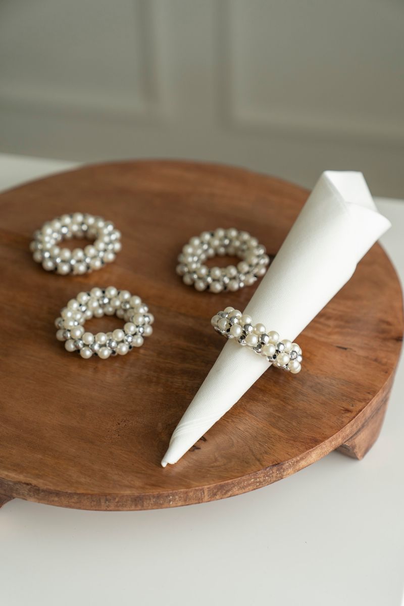 Serviettring - Perler