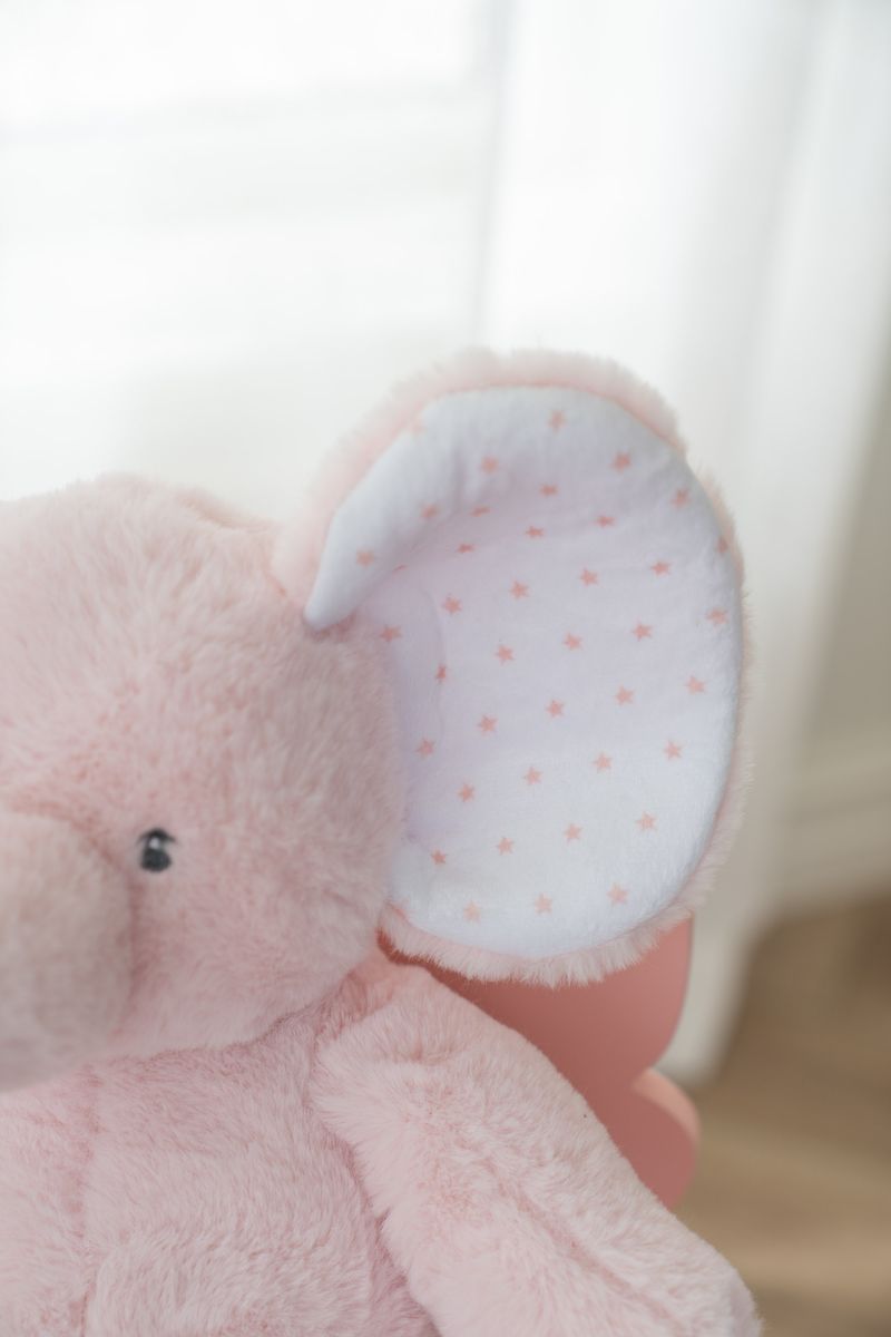 Kosedyr elefant – 38 cm – Rosa