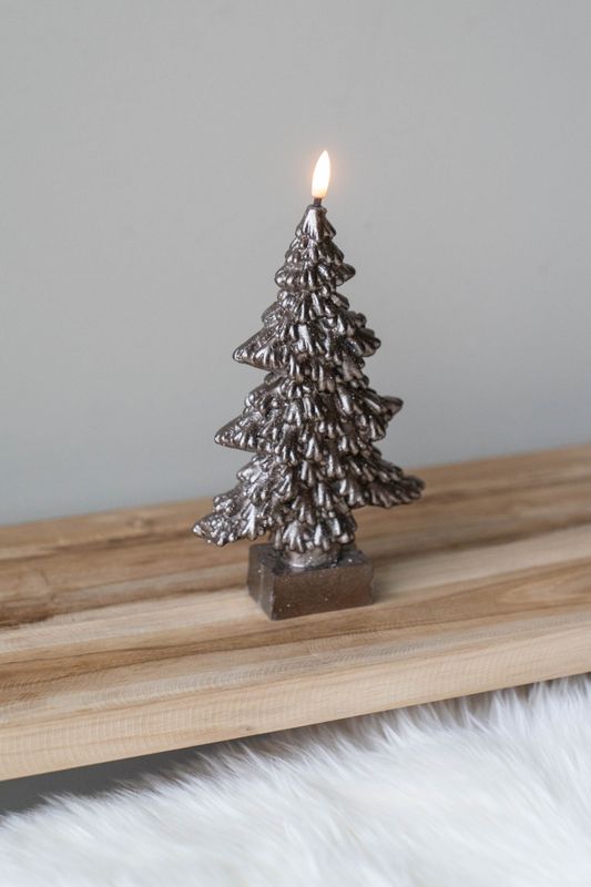 LED Juletre 23cm - Brun