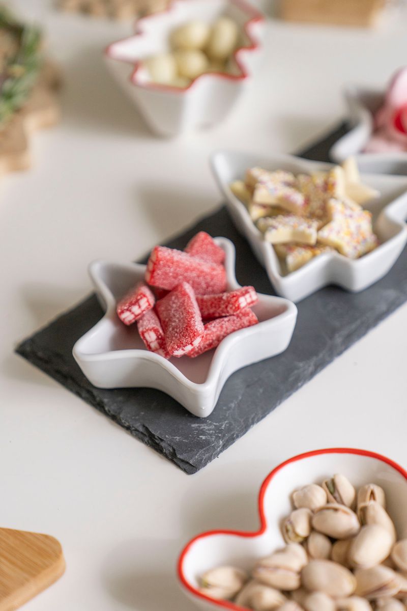 Serveringssett - Julehimmel 