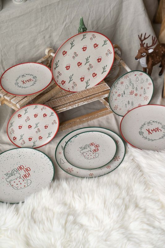 Julehilsen Tallerken 26,5cm - Vott